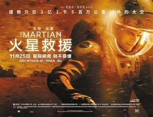 2015年科幻冒险大片《火星救援》高清迅雷资源下载